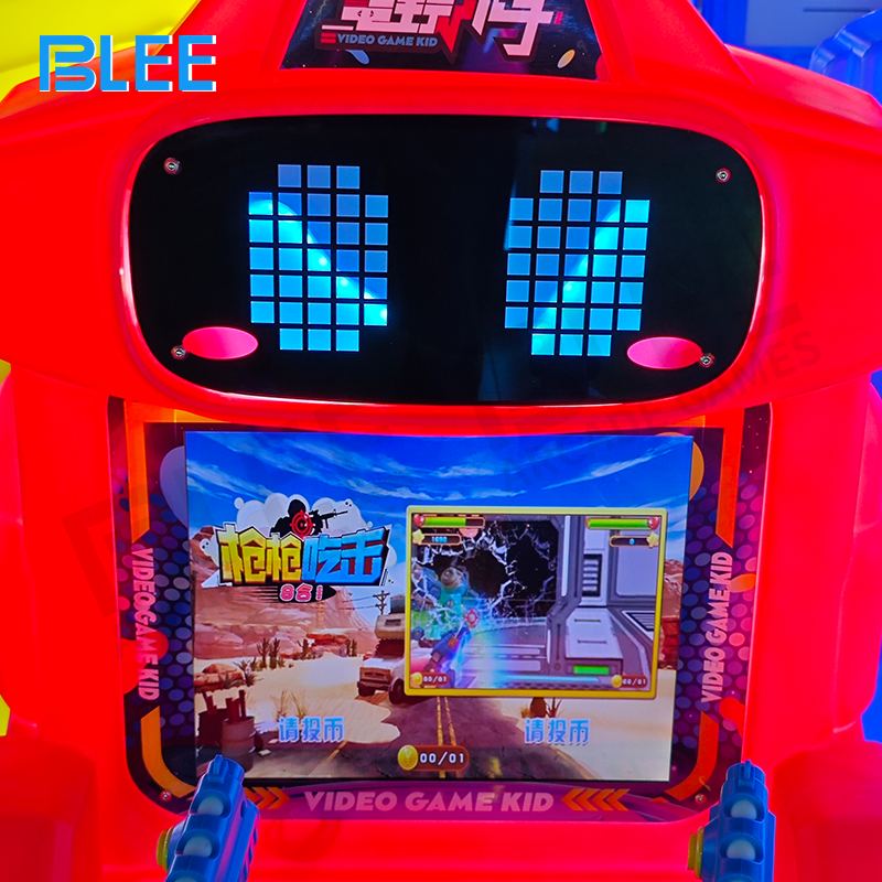 Drumming game module with responsive pads and rhythm display