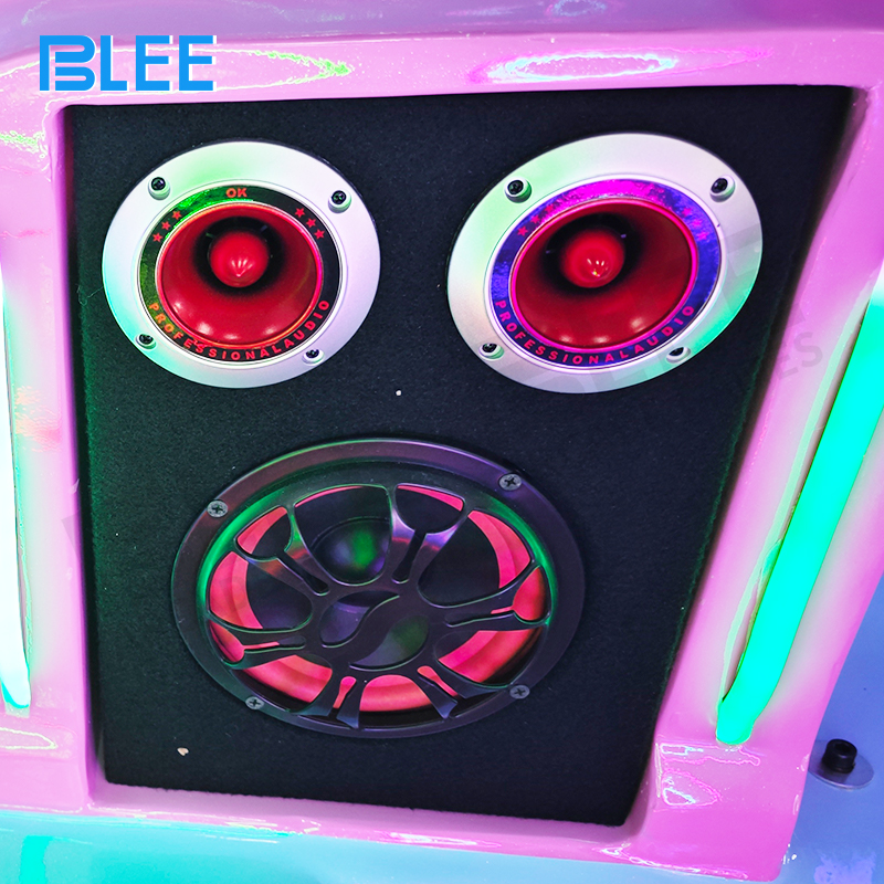 Individual gaming station interface showing personalized entertainment controls at each seating position