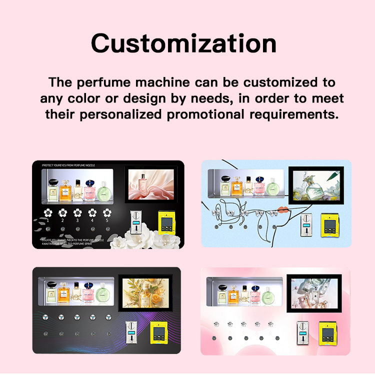 customization automatic perfume vending machine