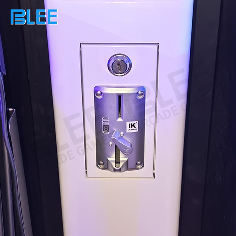 Player using infrared archery system to shoot at digital targets on 43-inch display