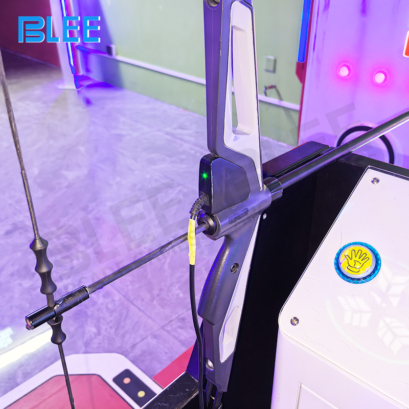 Colorful seven-light system creating immersive visual atmosphere during gameplay