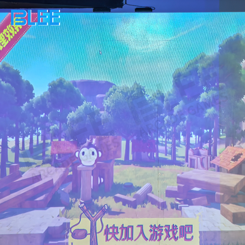 Control interface with environment selection, target customization, and difficulty settings