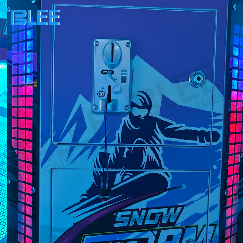 Installation in premium arcade zone demonstrating commanding visual presence