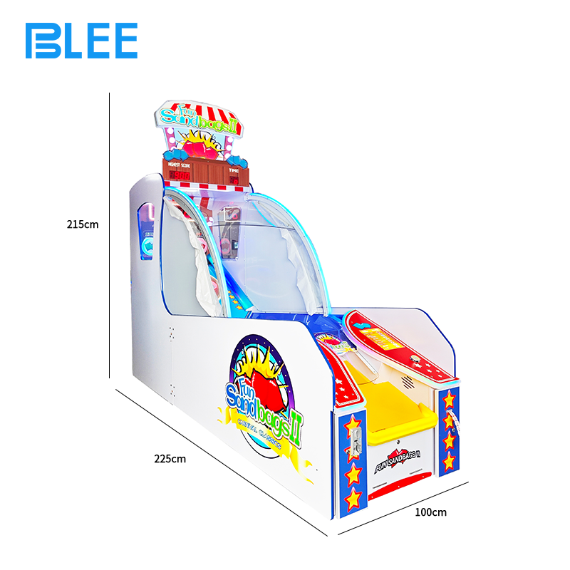 Animated color-coded light holes with varying patterns creating dynamic targeting challenges