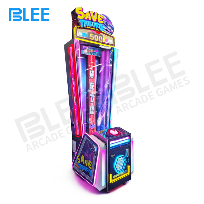ticket redemption machine Control interface with ergonomic stop button and intuitive game status indicators