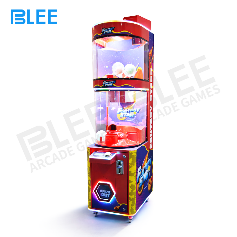 1.8 meter arcade game Transparent tower sections revealing the complete ball drop pathway and obstacles