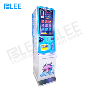 Example of a custom-designed acrylic overlay/skin applied to the cabinet for brand theming.