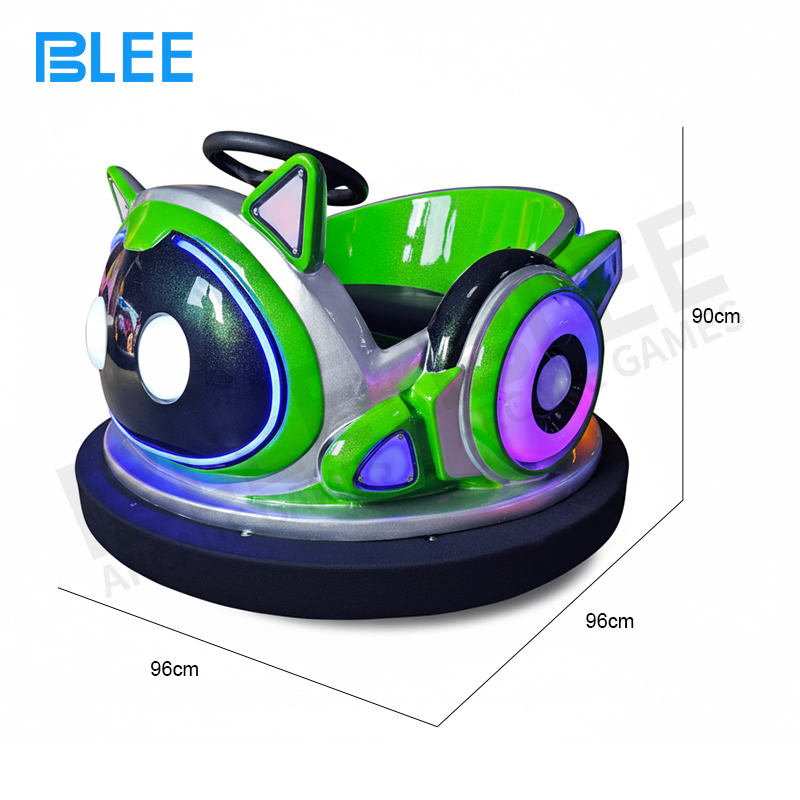 Three-quarter view of the Meow Planet Interactive Cruiser highlighting its cat-themed aesthetics.