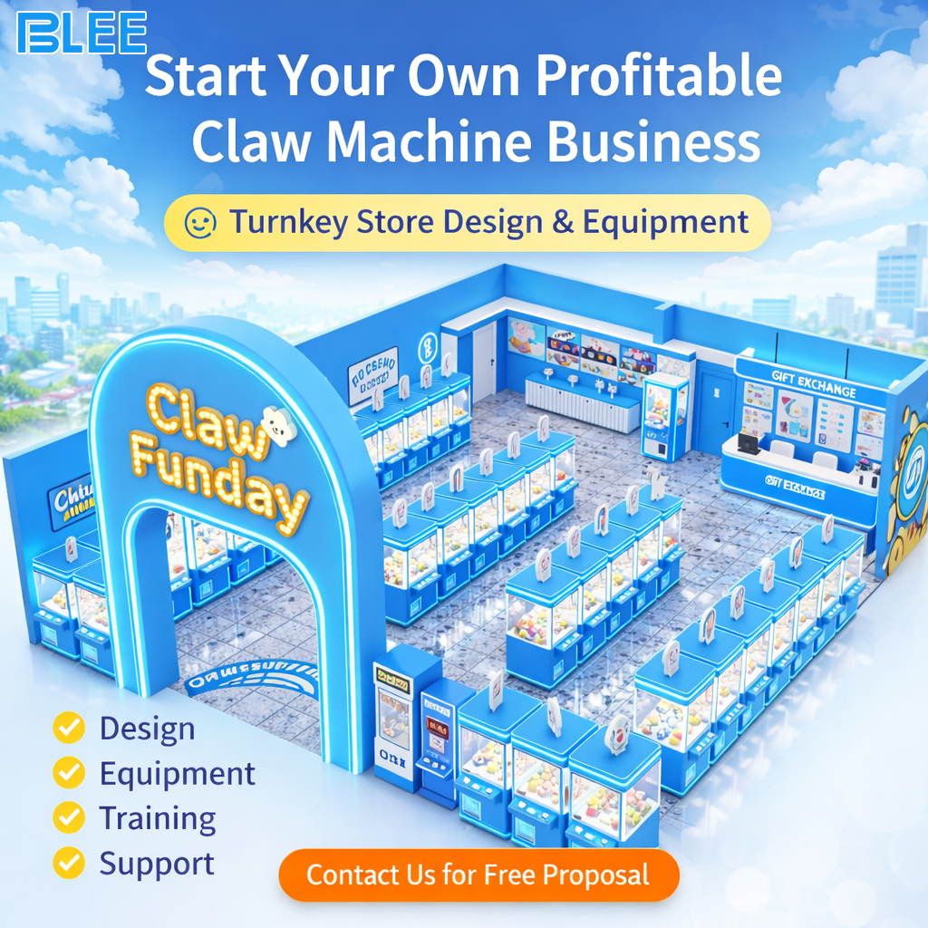 turnkey claw arcade business