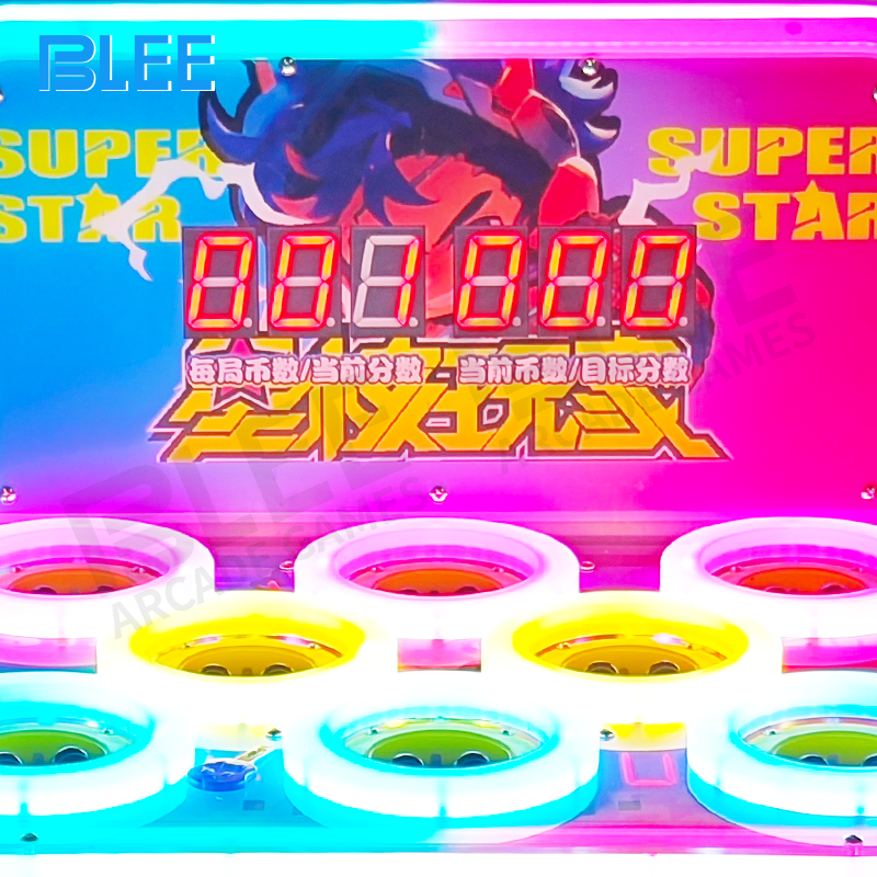 Side profile showing the game's small footprint and sturdy construction.