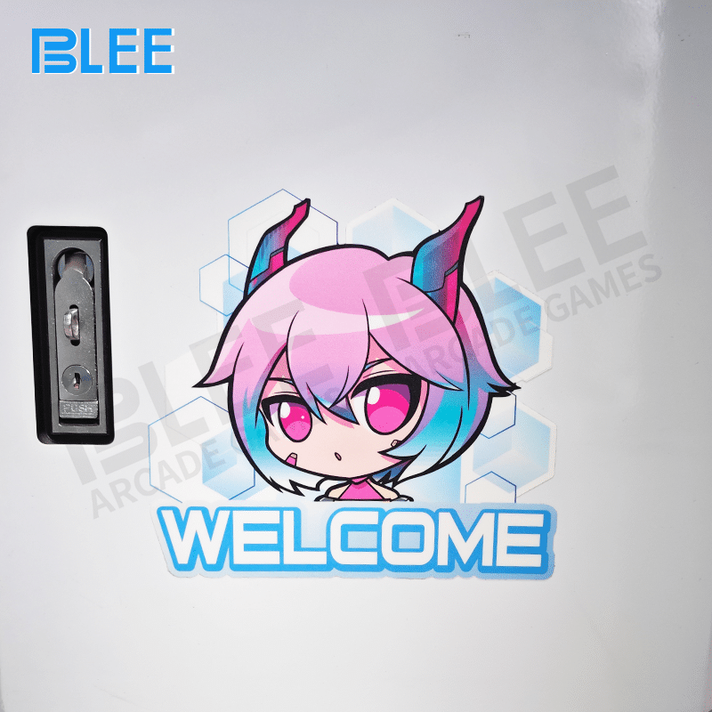 A staff member performing a routine token refill into the top-loading hopper.