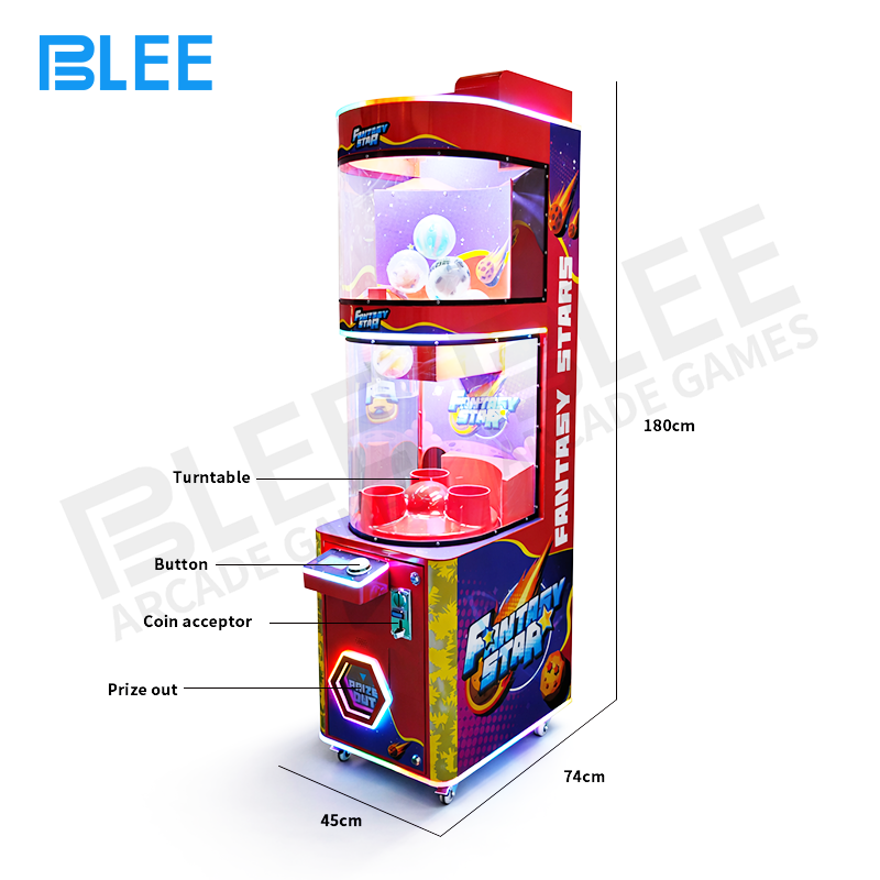 Full height view of BLEE Ball Drop Frenzy 1.8m tower showcasing impressive vertical design