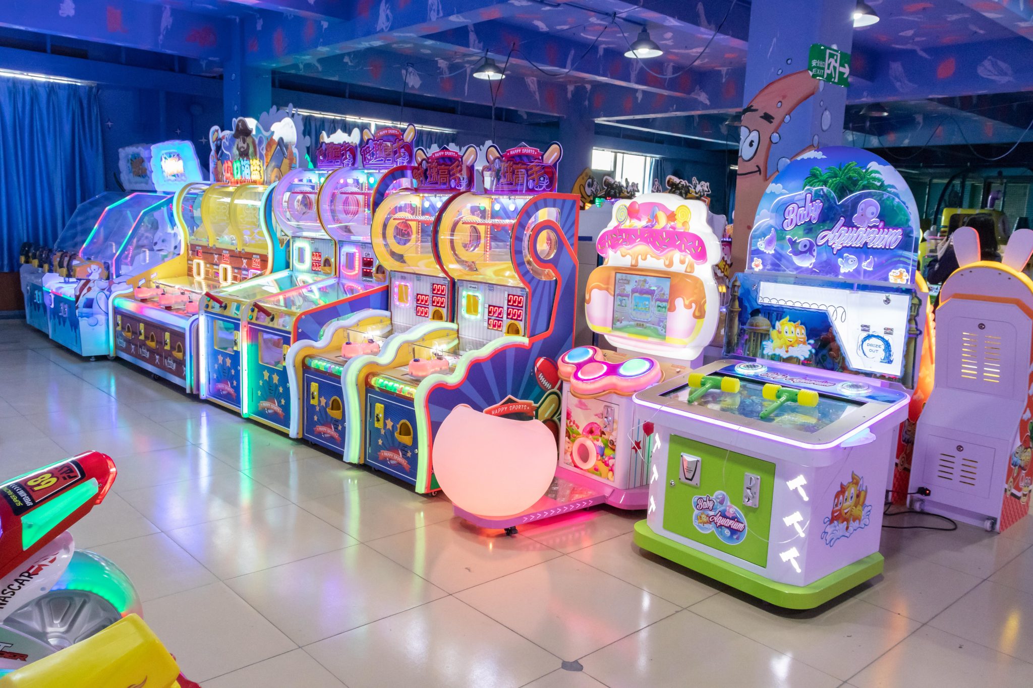 arcade machines