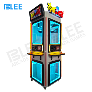 Close-up of the digital tube display showing transaction count and operational status.