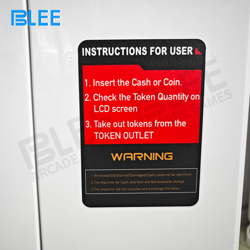 Interior view of the high-capacity coin hopper storing up to 15,000 tokens.