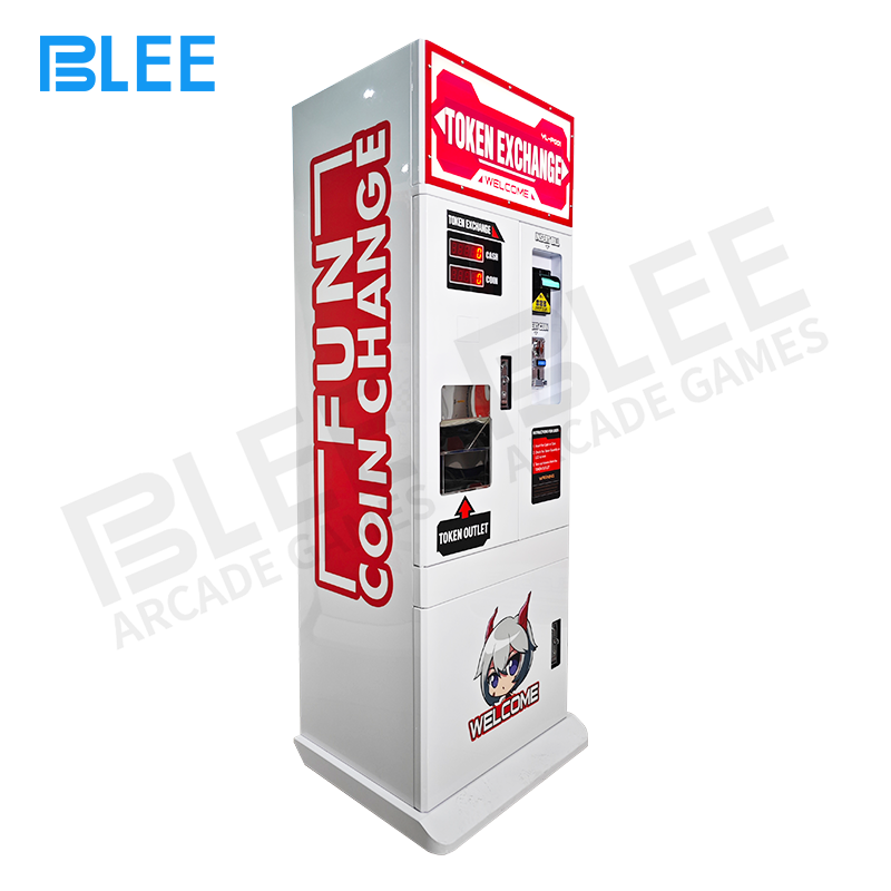 self-service token dispenser Optional upgrade ports for banknote validator and NAYAX multi-currency coin acceptor.