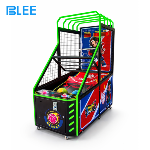 Close-up of the digital display showing real-time scores with fun animations for children.