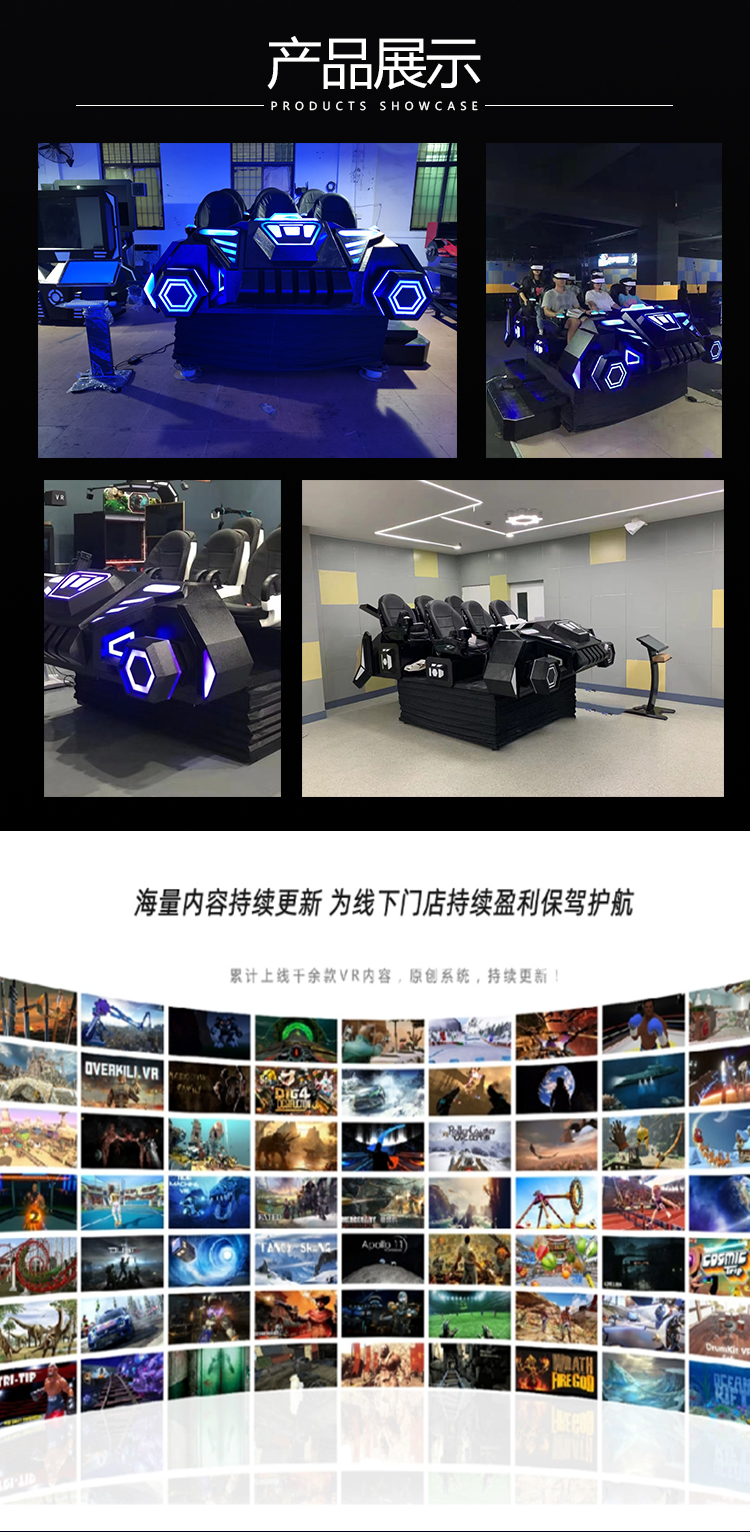 All six motion seats tilting during a dramatic asteroid field navigation sequence.