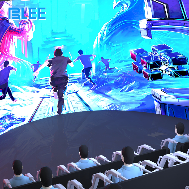 Close-up of the 6M glasses-free curved 3D screen showing stunning stereoscopic depth without glasses.