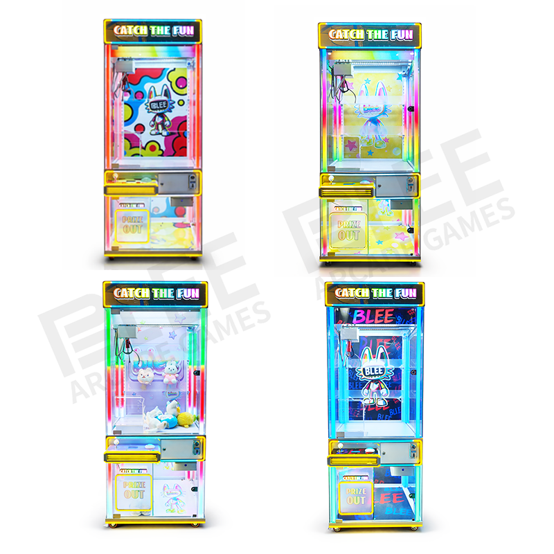 Player inserting coins into the secure payment system to begin gameplay.