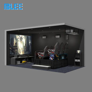 Close-up of 3D glasses showing comfortable design compatible with over-glasses wear.