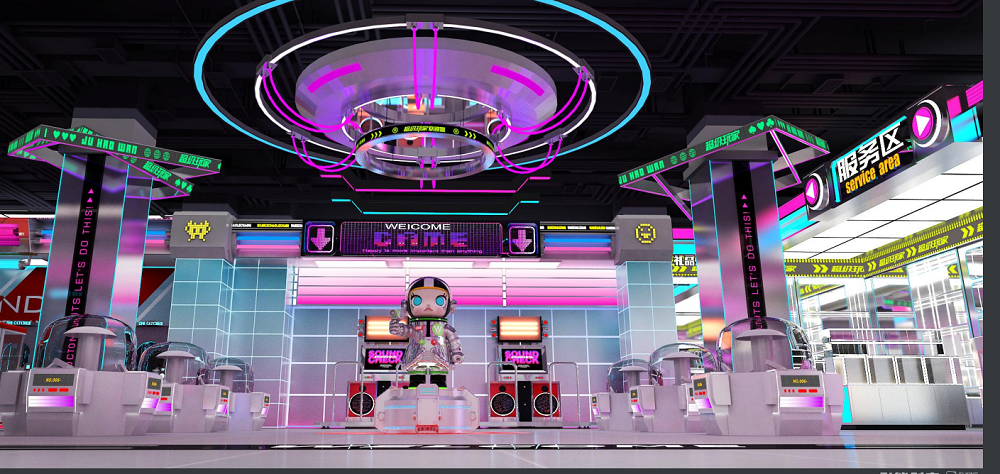 kids arcade game machine