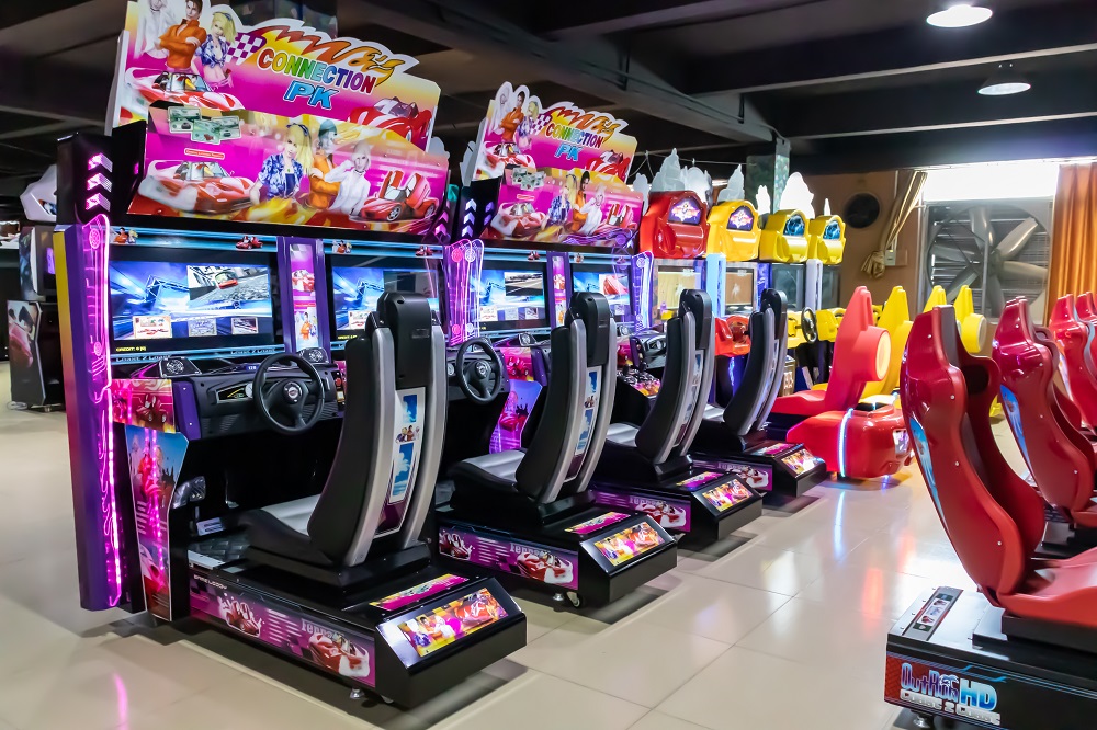 racing game machine