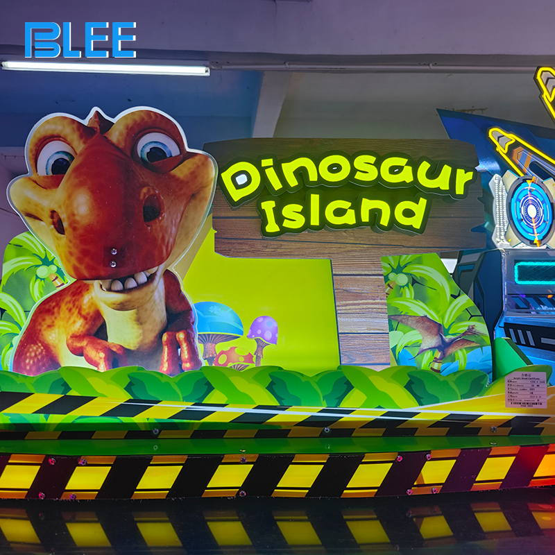 Child celebrating as a ball strikes a target, triggering lights and sound effects.