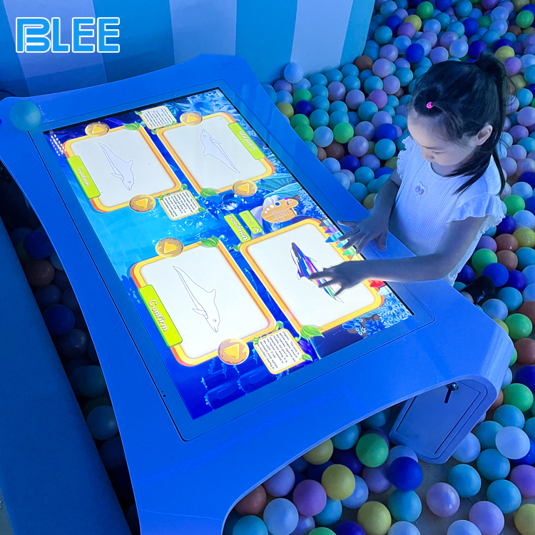 Children creative projection wall game with touch display Children creative projection wall game with touch display