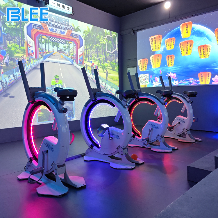 Interactive exercise bike game machine Interactive exercise bike game machine