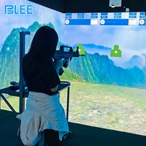ulti wall projection target game with real time sensing