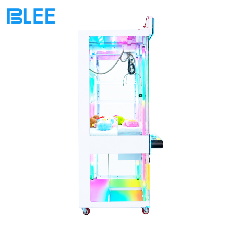 Plush Toy Crane Machine Rainbow LED Claw Machine