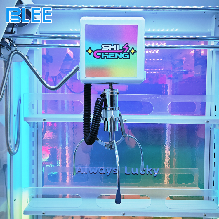 Colorful Arcade Claw Machine Transparent Claw Machine